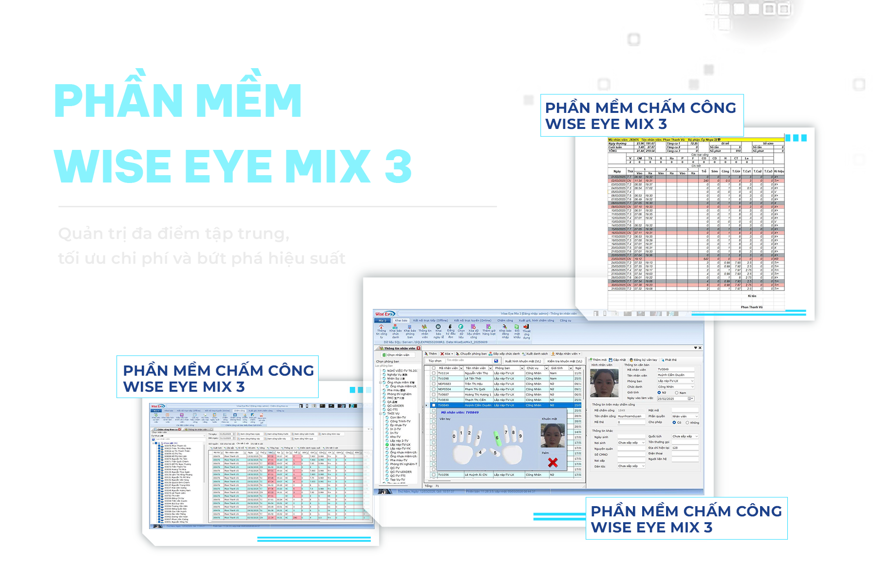 Phần mềm quản lý chấm công tập trung