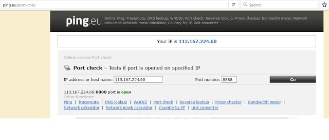 Port is Open